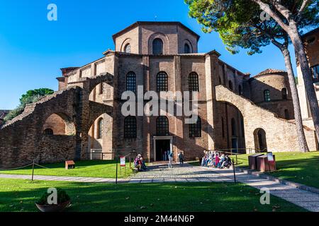 Basilica di San Vitale, UNESCO-Weltkulturerbe Ravenna, Italien Stockfoto