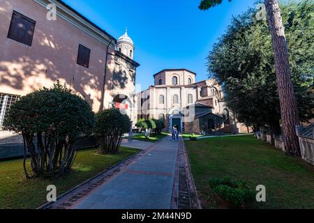 Basilica di San Vitale, UNESCO-Weltkulturerbe Ravenna, Italien Stockfoto