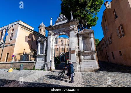 Basilica di San Vitale, UNESCO-Weltkulturerbe Ravenna, Italien Stockfoto