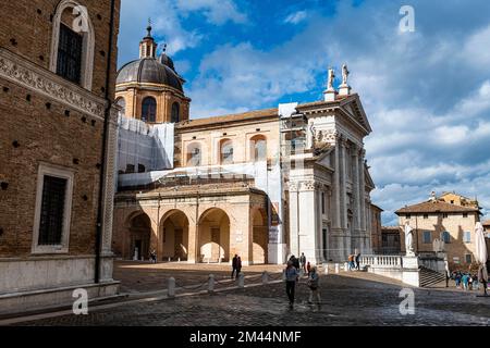 Cattedrale di Santa Maria Assunta, UNESCO-Weltkulturerbe Urbino, Italien Stockfoto