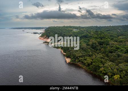 Ufer des Amazonas, Manaus, Amazonas, Brasilien Stockfoto