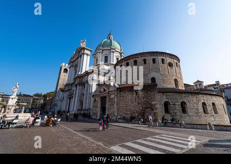 Kathedrale Santa Maria Assunta, UNESCO-Weltkulturerbe Brescia, Italien Stockfoto