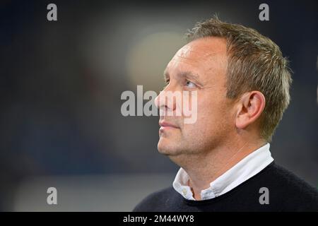 Coach Andre Breitenreiter TSG 1899 Hoffenheim, PreZero Arena, Sinsheim, Baden-Württemberg, Deutschland Stockfoto