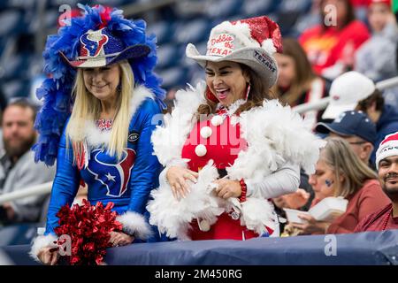 Houston, TX, USA. 18.. Dezember 2022. Fans von Houston Texans vor einem Spiel zwischen den Kansas City Chiefs und den Houston Texans in Houston, TX. Trask Smith/CSM/Alamy Live News Stockfoto