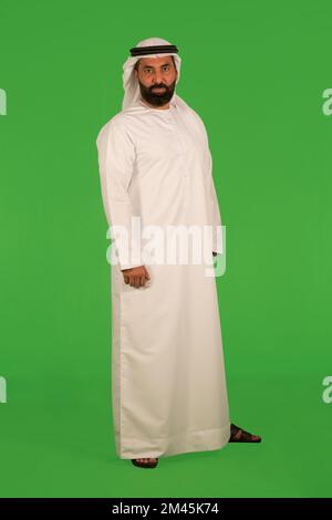 Porträt eines Emiraten. Stockfoto