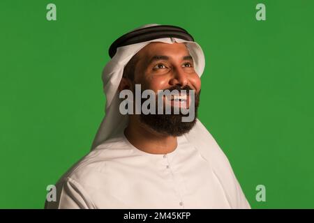 Porträt eines Emiraten. Stockfoto