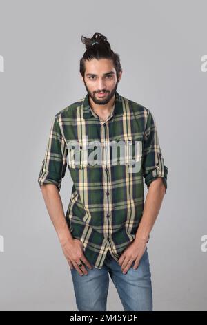 Porträt eines arabischen Expats. Stockfoto