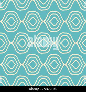 Tribal Ikat Vector Chevron Indian Seamless Pattern Stock Vektor