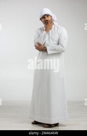 Porträt eines Emiraten. Stockfoto