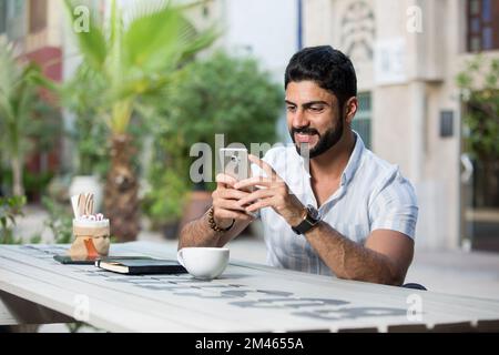 Porträt eines Expat-araber. Stockfoto
