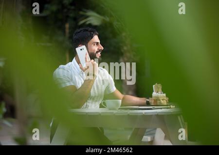 Porträt eines Expat-araber. Stockfoto