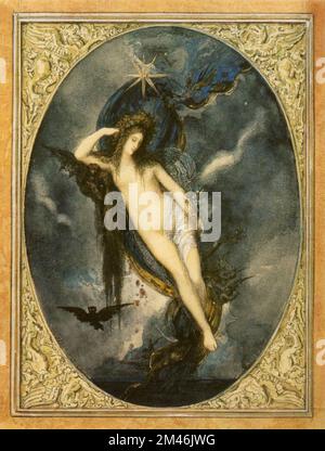 gustave moreau Vintage-Gemälde Stockfoto