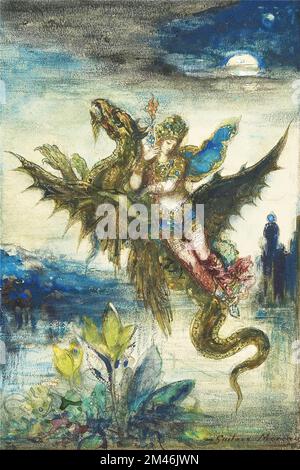 gustave moreau Vintage-Gemälde Stockfoto