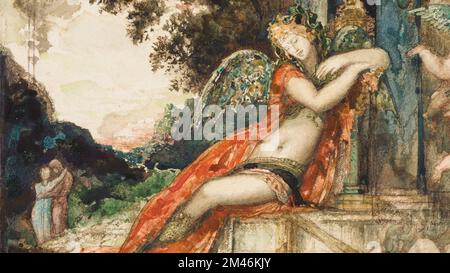 gustave moreau Vintage-Gemälde Stockfoto