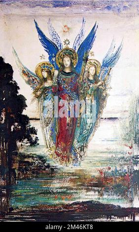 gustave moreau Vintage-Gemälde Stockfoto