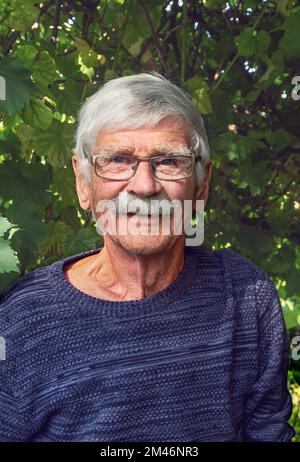 Portrait von älteren Mann Stockfoto