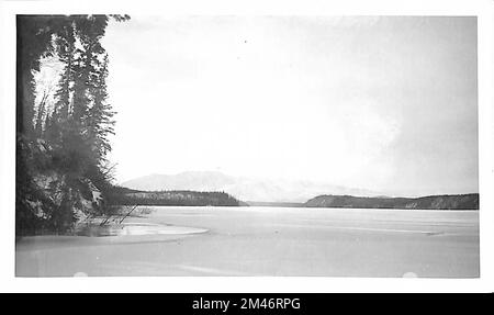 Alaska Highway. Originalunterschrift: Bild Nr. 13/Br. Nr. 3003. Staat: Alaska. Stockfoto