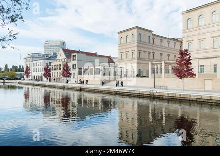 Museum Barberini Waterside Havel, Potsdam, Deutschland Stockfoto