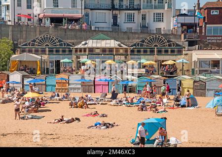 Broadstairs Beach Kent Stockfoto