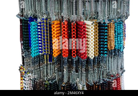 Handwerk und Hobby. Weben und Sticken mit Perlen und Perlen Stockfoto