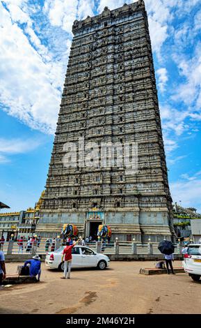 Murudeshwara Shiva Tempel, Murdeshwar, Uttara Kannada Bezirk, Karnataka, Indien Stockfoto