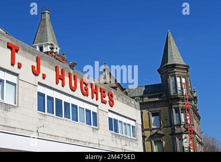 TJS, TJ Hughes Department Store, 105 London Road, Liverpool, Merseyside, England, UK, L3 8JA Stockfoto