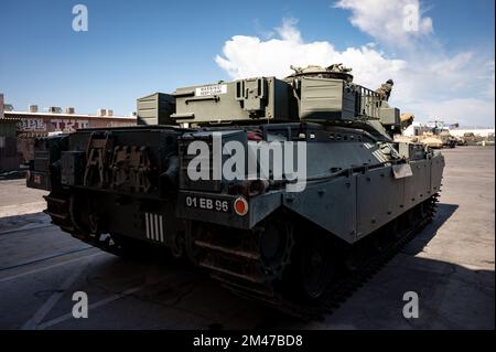 Detail eines Leyland Motors Chieftain MK10 Hauptpanzers Stockfoto