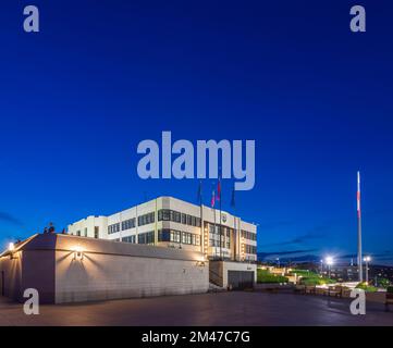 Bratislava (Pressburg): Errichtung des Nationalrates der Slowakischen Republik in , Slowakei Stockfoto