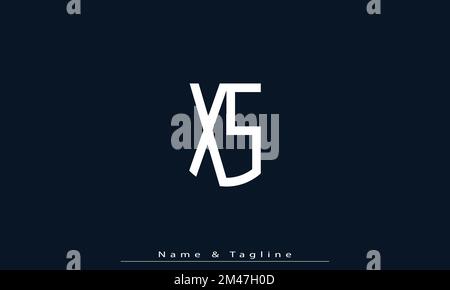 Alphabet Buchstaben Initialen Monogramm Logo WS , SW Stock Vektor