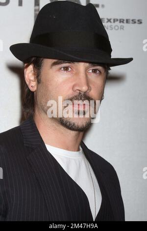 Colin Farrell nimmt am 28. April 2010 am BMCC/Tribeca Performing Arts Center in New York City an der Premiere des Tribeca Film Festivals „Ondine“ Teil. Foto: Henry McGee/MediaPunch Stockfoto