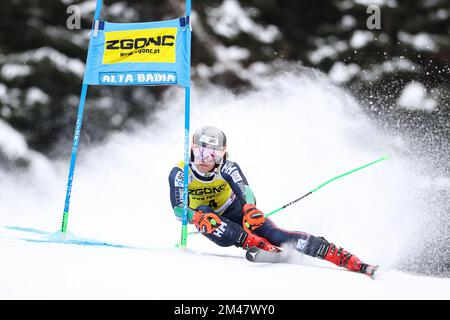 Alta Badia, Alta Badia, Italien, 19. Dezember 2022, BRAATHEN Lucas (NOR) während Men Giant Slalom - Alpinski-Rennen Stockfoto