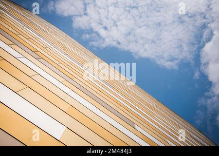 Velodrome Arena, Pride Park, Derby, Derbyshire an einem Sommertag. Stockfoto