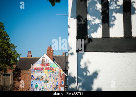 Alte Seidenmühle, öffentliches Haus, Derby, Großbritannien Stockfoto