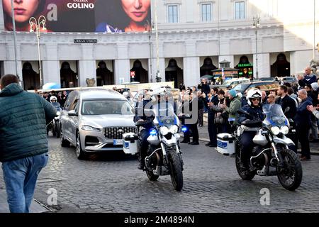 Rom, piazza Esedra, funerali del Calciatore Sinisa Mihajlovic Stockfoto