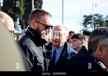 Rom, piazza Esedra, funerali del Calciatore Sinisa Mihajlovic Stockfoto