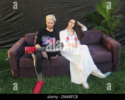 Sofi Tukker - Porträt von Tucker Halpern und Sophie Hawley-Weld Stockfoto