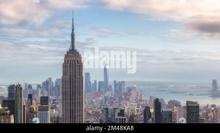 Skyline von New York City Stockfoto