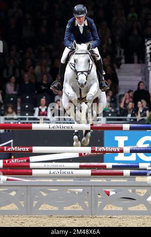 Excel Centre, London, Großbritannien. 19.. Dezember 2022. 2022 International Horse of the Year Show Tag 5; Shane Breen reitet Haya in Mistletoe Speed Stakes Credit: Action Plus Sports/Alamy Live News Stockfoto