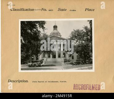 State Capitol in Tallahassee. Originaltitel: State Capitol in Tallahassee, Florida. Staat: Florida Ort: Tallahassee. Stockfoto