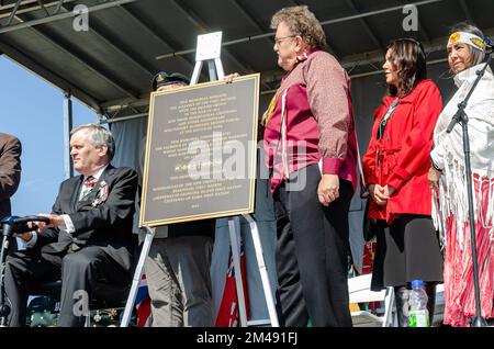 David Onley. Das Bild wurde während der Feierlichkeiten zum 200.. Jahrestag der Schlacht von York in Toronto, Kanada, im Jahr 2013 aufgenommen Stockfoto