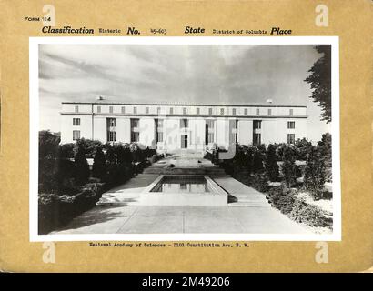 National Academy of Sciences, 2101 Constitution Avenue, NW. Bundesstaat: District of Columbia Place: Washington. Stockfoto