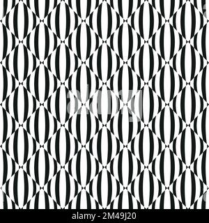 Nahtloser OP Art-Kissen-Wulst-Effekt-Hintergrund Stock Vektor