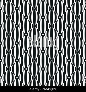 Nahtloser OP Art-Kissen-Wulst-Effekt-Hintergrund Stock Vektor