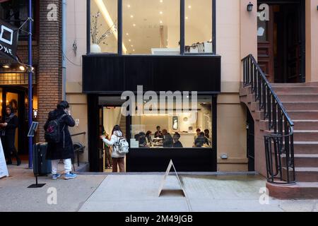 Lysée, 44 E 21. St, New York, NYC, Foto einer asiatischen französischen Konditorei im Gramercy-Viertel in Manhattan. Stockfoto