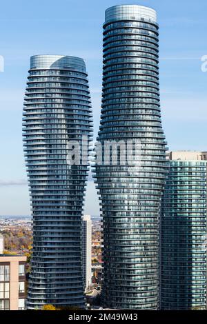 Absolute Towers in Mississauga, Ontario, Kanada Stockfoto