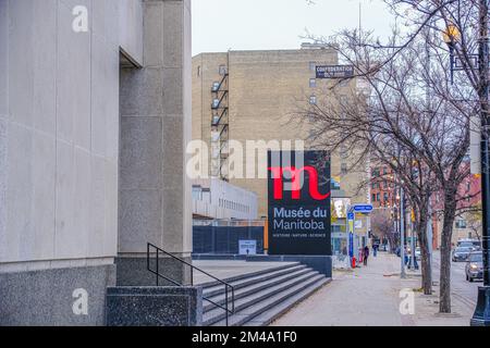 Oktober 29 2022 - winnipeg manitoba canada - Manitoba Museumskomplex Stockfoto