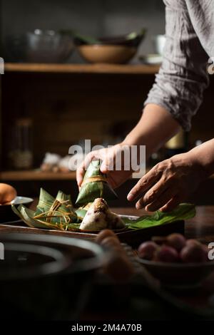 Zongzi für das Duanwu-Festival Stockfoto