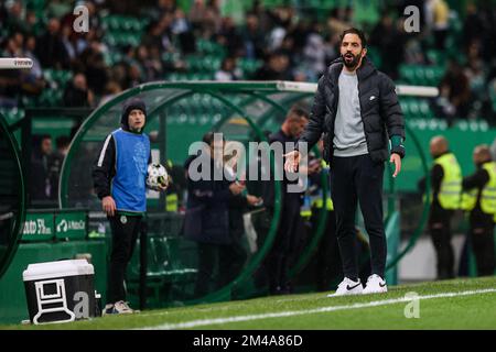 Lissabon, Portugal. 19.. Dezember 2022. Rúben Amorim von Sporting CP in Aktion während des Allianz Cup 2022/2023 Spiels zwischen Sporting CP und SC Braga bei Estadio Jose Alvalade. (Endstand: Sporting CP 5:0 SC Braga) (Foto: David Martins/SOPA Images/Sipa USA) Guthaben: SIPA USA/Alamy Live News Stockfoto