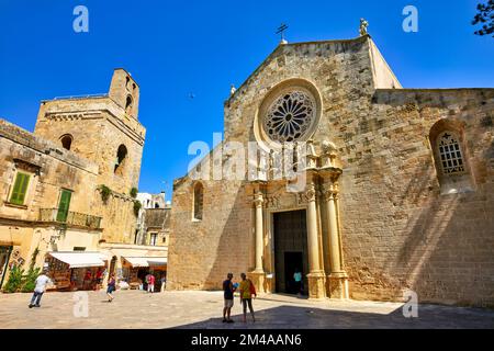 Apulia Puglia Salento. Italien. Otranto. Die Kathedrale Santa Maria Annunziata Stockfoto