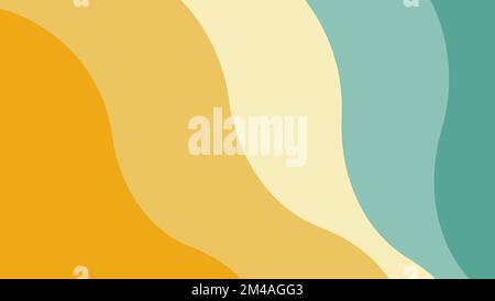 Abstraktes Banner zur Illustration des Hintergrunds von Kurven Stockfoto